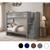 Extra Long Twin Bunk with Storage Stairs in Gray