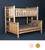 Log XL Twin over Queen Bunk Bed