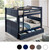 Full XL over Full XL Bunk Bed with Trundle in Navy Blue