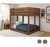 Farmhouse Queen Size Bunk Bed 