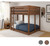 Farmhouse Queen Size Bunk Bed 