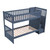 Charlton Twin Twin Step Bunk in Blue