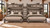 Lodge Barnwood side-by-side Full loft beds in Weathered Gray with optional lower beds, center ladder and rustic rough-sawn pine construction.