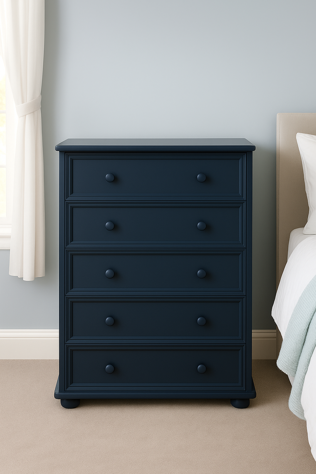 heigl 27 dresses Modern 5 Drawers Dresser 5 Drawers Cabinet,Chest Of Drawers Closet Org main image 1