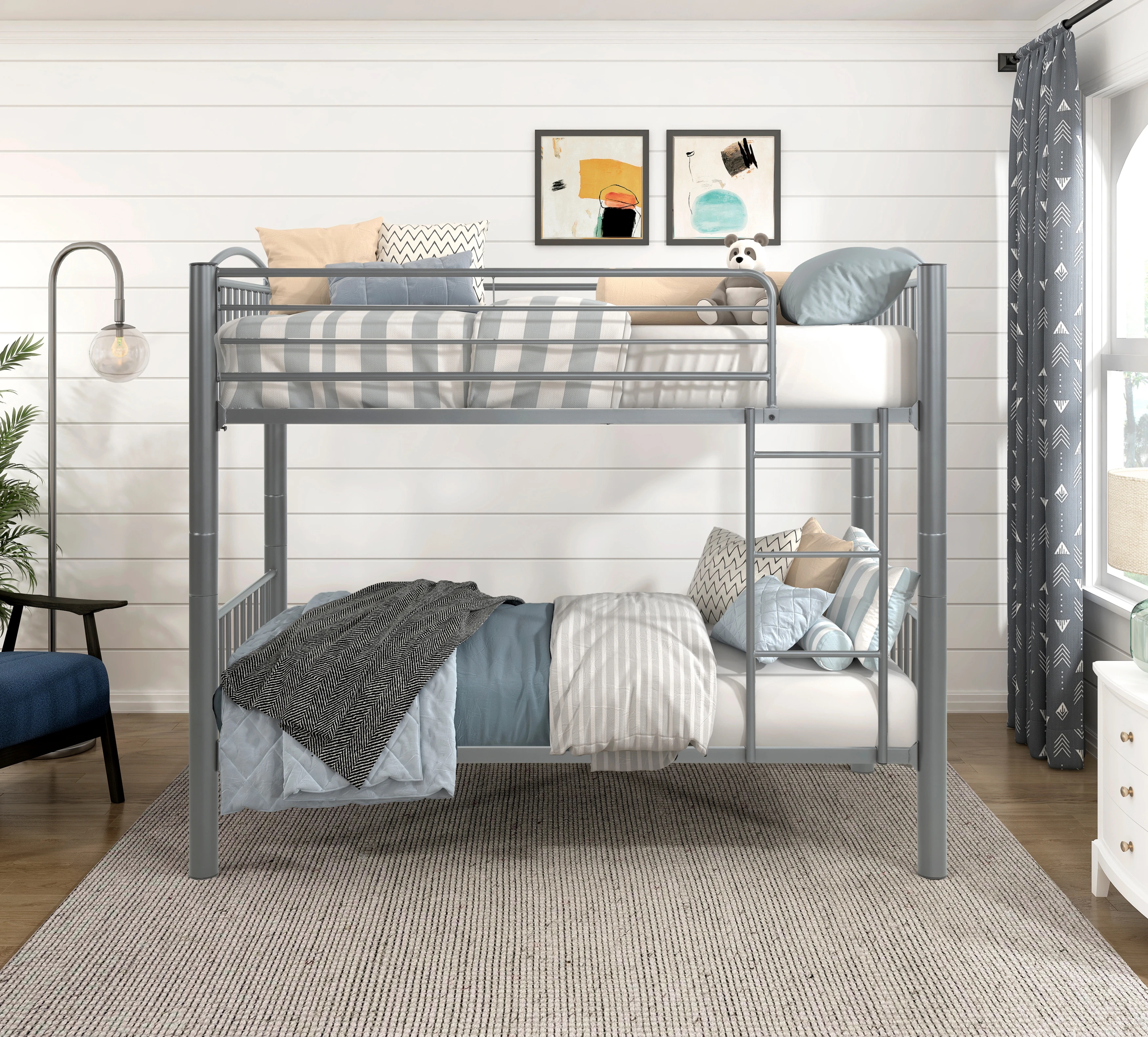 Amazon.com: Merax Twin Over Full Bunk Bed with 2 Storage Twin/Full