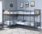 Quad L-Shaped Bunk Bed for 4