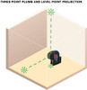 BOSCH GPL100-30G Green-Beam Self-Leveling Alignment Laser, Includes 2 AA Batteries, Built-In Multipurpose Mount, & Hard Carrying Case