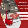 Katool KT-T810 Tire Changer + KT-B750 Wheel Balancer Combo With Adaptors
