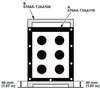 Honda OEM Lane Watch Frame & Target Set (070AK-T2AA100)