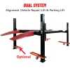 Katool KT-4M110PA 11,000 lb 4-Post Alignment Lift with 7,000 lb Rolling Jack