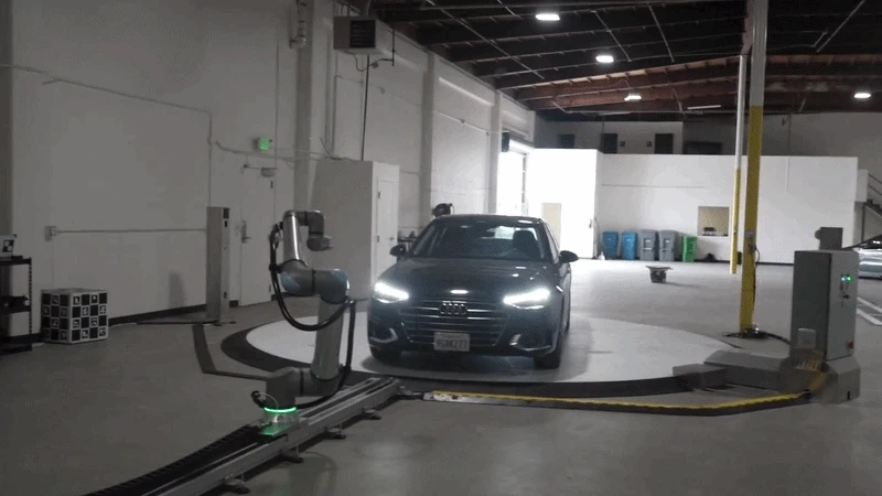 Kinetic Automation calibration system in operation