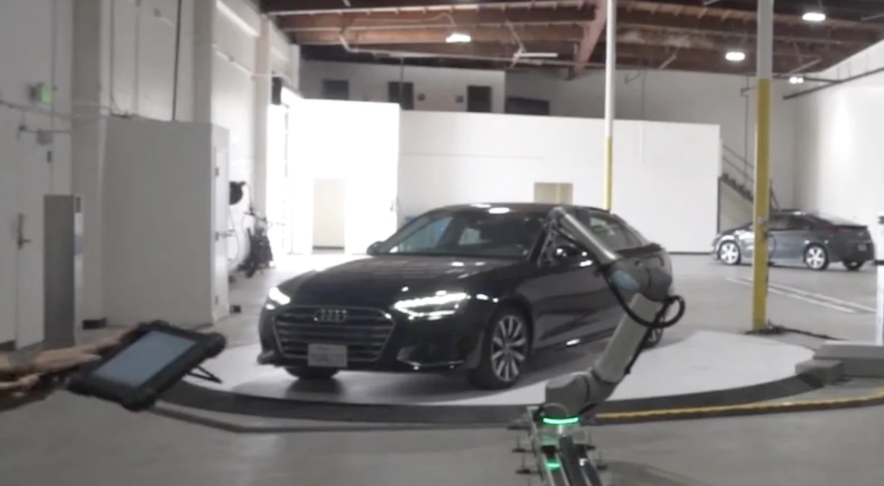 Kinetic Automation robotic arm positioning calibration equipment