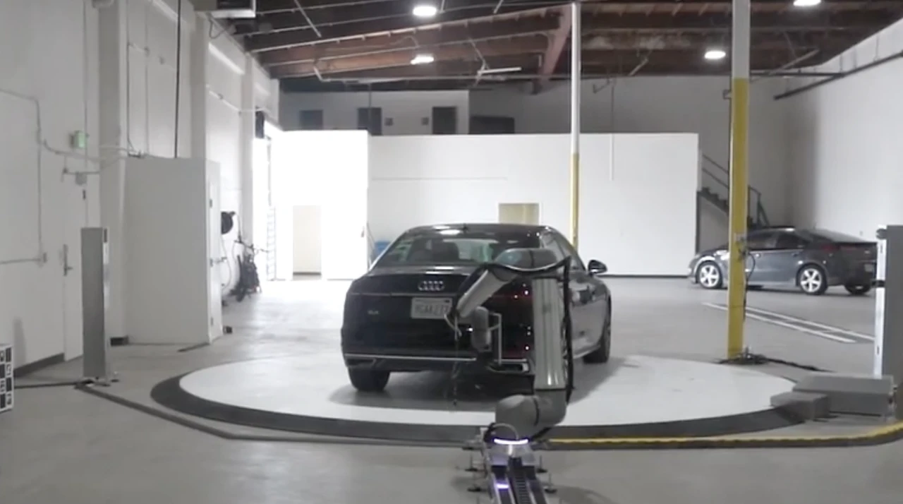 Audi leaving Kinetic Automation calibration area