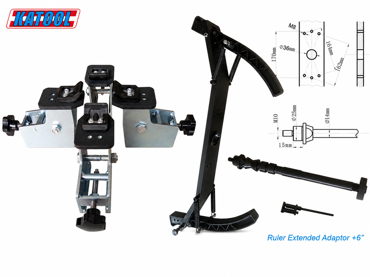 Katool KT-T835 Tire Changer & KT-B700 Wheel Balancer Combo With
