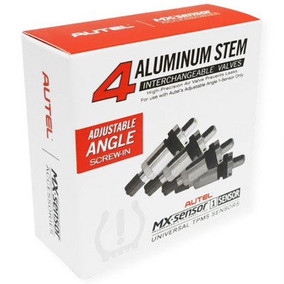 Autel 4-Pack of Metal Screw-in Valves for Adjustable Angle 1-Sensor - Box of 20 units