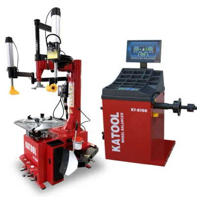 Katool KT-T830 Tire Changer & KT-B760 Wheel Balancer Combo