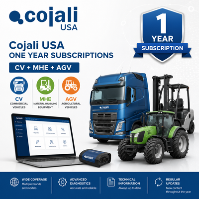Cojali USA One Year Subscriptions CV + MHE + AGV
