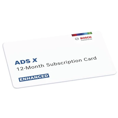 Bosch ADS 525X/625X 12 Month Subscription - Enhanced Plan