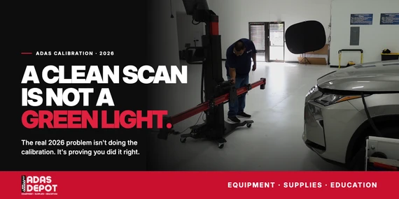 ADAS Calibration's Real 2026 Problem Isn't Doing the Work. It's Proving You Did It Right.