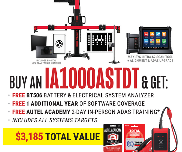 Autel IA1000ASTDT All Systems + up to $3,185 in additional value