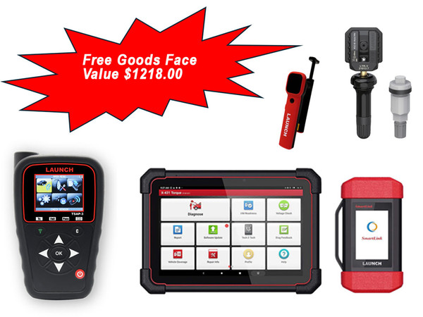 Launch Tech X431 Torque Link with X431 Fix with 2 channel Scopebox