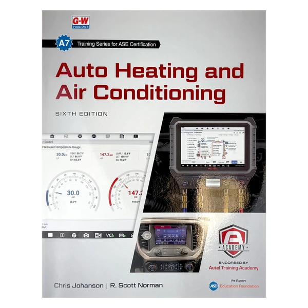 Autel Auto Heating and Air Conditioning (6th Edition) Textbook