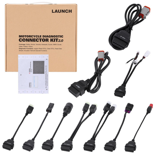 Launch Tech MotorCycle Connector and Software - 301181175