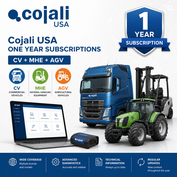 Cojali USA One Year Subscriptions CV + MHE + AGV