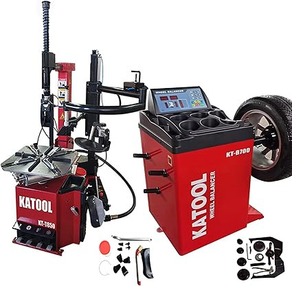 Katool KT-T850 Tire Changer & KT-B700 Wheel Balancer Combo