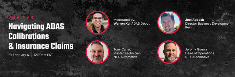 Webinar: Navigating ADAS Calibrations & Insurance Claims