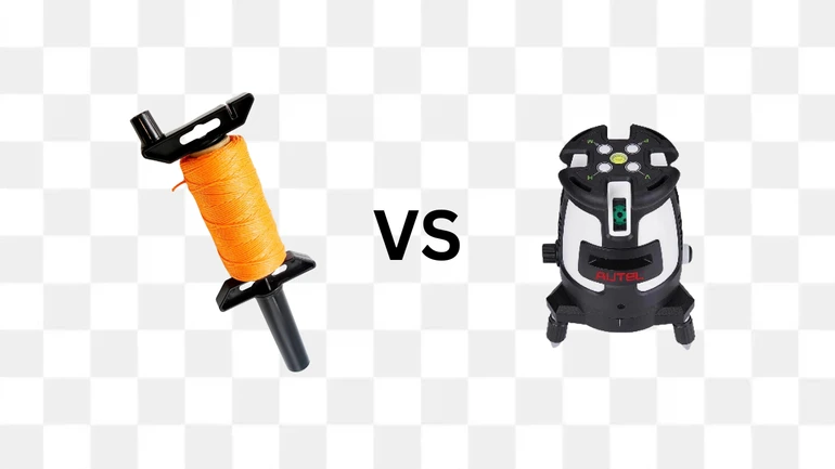 Construction Strings vs. Laser Levels for ADAS Calibration: A Complete Comparison
