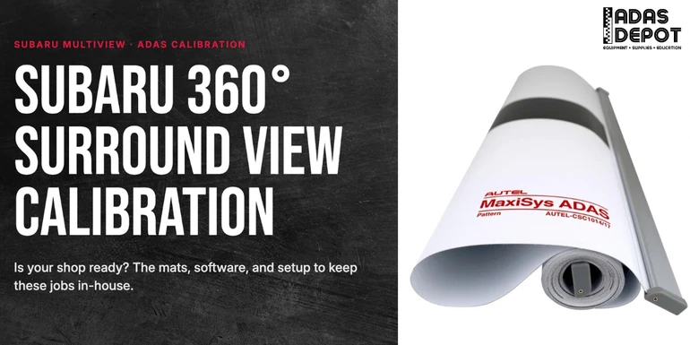 Does Your Shop Have the New Subaru 360-Degree Surround View Camera Calibration Mats?