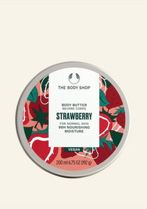 The Body Shop Erdbeer-Körperbutter für normale Haut, 200 ml The Body Shop Erdbeer-Körperbutter für normale Haut, 200 ml