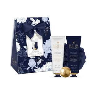Geschenkset Körperpflege Pfingstrose, Pfirsich & Himbeere 4-tlg Geschenkset Körperpflege Pfingstrose, Pfirsich & Himbeere 4-tlg