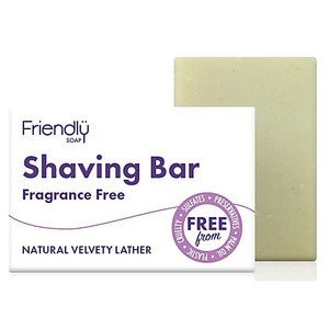 Friendly Soap, parfümfreies Rasierstück, 95 g Friendly Soap, parfümfreies Rasierstück, 95 g
