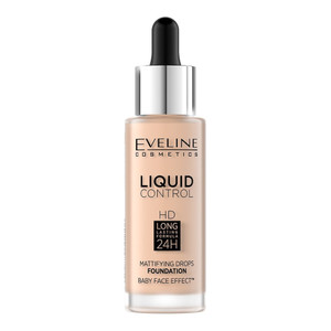Eveline Cosmetics Liquid Control HD Mattifying Face Primer 32 ml Nr. 001 Porzellan Eveline Cosmetics Liquid Control HD Mattifying Face Primer 32 ml Nr. 001 Porzellan