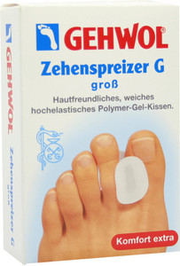 GEHWOL Zehenspreizer aus Polymer-Gel, groß, 3 Stück GEHWOL Zehenspreizer aus Polymer-Gel, groß, 3 Stück