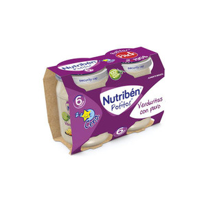 Nutriben Nutribén Potito Cena Bipack Verduritas Con Pavo 2x 190g Nutriben Nutribén Potito Cena Bipack Verduritas Con Pavo 2x 190g