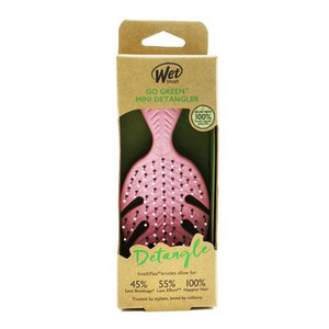 WetBrush Go Green Mini Detangler Hairbrush with UltraSoft Intelliflex Bristles Pink WetBrush Go Green Mini Detangler Hairbrush with UltraSoft Intelliflex Bristles Pink