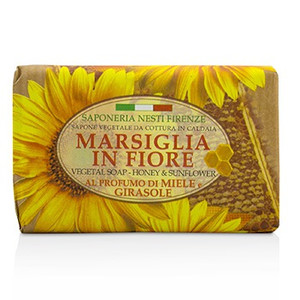 Saponeria Nesti Firenze Marsiglia in Fiore Natural Soap 4.4 Ounces 125gr - Set of 3 Saponeria Nesti Firenze Marsiglia in Fiore Natural Soap 4.4 Ounces 125gr - Set of 3