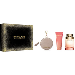 Michael Kors Wonderlust Eau de Parfum 100ml Body Lotion 100ml and Round Purse Michael Kors Wonderlust Eau de Parfum 100ml Body Lotion 100ml and Round Purse