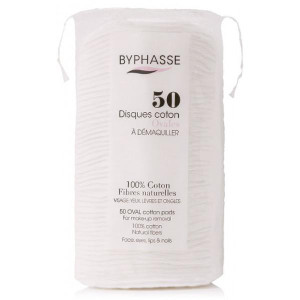 Byphasse Discos Algodón Ovales Desmaquillantes 50 U Byphasse Discos Algodón Ovales Desmaquillantes 50 U