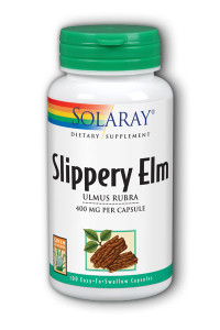 Solaray Slippery Elm Bark 400 mg Gesunde Atemwegsfunktion Halskomfort Magen-Darm-Unterstützung 100 VegCaps Solaray Slippery Elm Bark 400 mg Gesunde Atemwegsfunktion Halskomfort Magen-Darm-Unterstützung 100 VegCaps