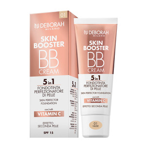 Deborah Milano BB Cream Skin Booster mit Vitamin C SPF 15 30 ml 01 Nude Deborah Milano BB Cream Skin Booster mit Vitamin C SPF 15 30 ml 01 Nude