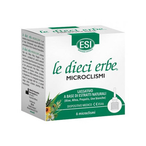 Esi Le Dieci Erbe 6 Natural Based Microclysms Esi Le Dieci Erbe 6 Natural Based Microclysms