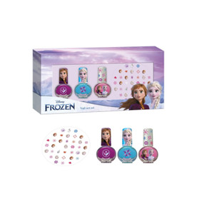 Frozen Nail Set 3 Nagellack + Nagelaufkleber Frozen Nail Set 3 Nagellack + Nagelaufkleber