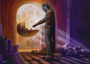 Thomas Kinkade - Star Wars - The Mandalorian - Turning point - Puzzle 1000 Teile Thomas Kinkade - Star Wars - The Mandalorian - Turning point - Puzzle 1000 Teile