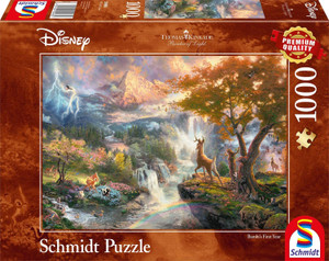 Disney, Bambi - 1000 Teile Puzzle (Thomas Kinkade) Disney, Bambi - 1000 Teile Puzzle (Thomas Kinkade)