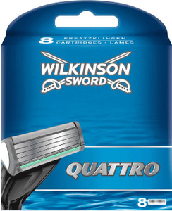Wilkinson Sword Quattro Rasierklingen für Herrenrasierer, 4 Stück Wilkinson Sword Quattro Rasierklingen für Herrenrasierer, 4 Stück