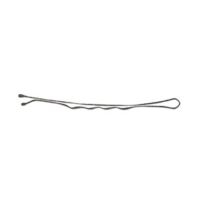 Comair Pretty Fashion Haarspangen, 48 mm, gewellt, braun, 24 Stück Comair Pretty Fashion Haarspangen, 48 mm, gewellt, braun, 24 Stück